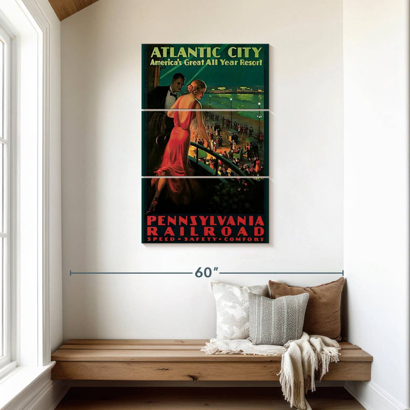 Senne Travel Rail Atlantic City, H 45 po x l 28 po