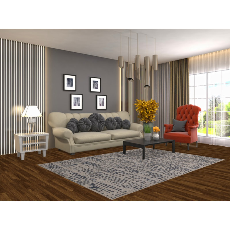 Tapis contemporain contemporain indien