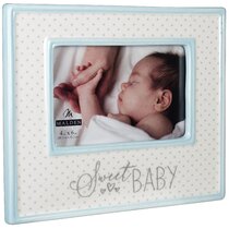 FIRST YEAR BABY PHOTO FRAME SILVER PLATED 12 MONTHS CHRISTENING