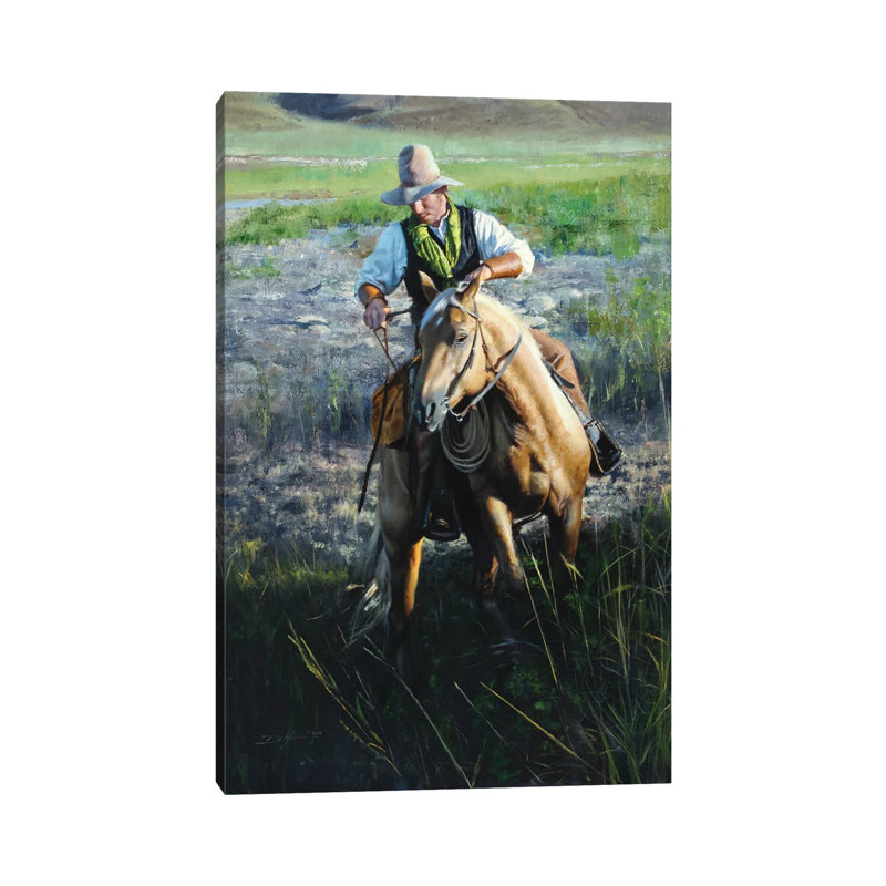 Around And About by David Edward Kucera - Wrapped Canvas Painting, 20.32 cm H x 30.48 cm W