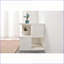 Bibliothèque, minimaliste moderne à double couche | Crème / blanc | Bois d'ingénierie