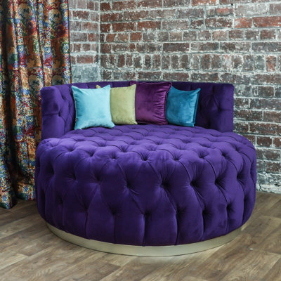 Dowdle Velvet Barrel Chair