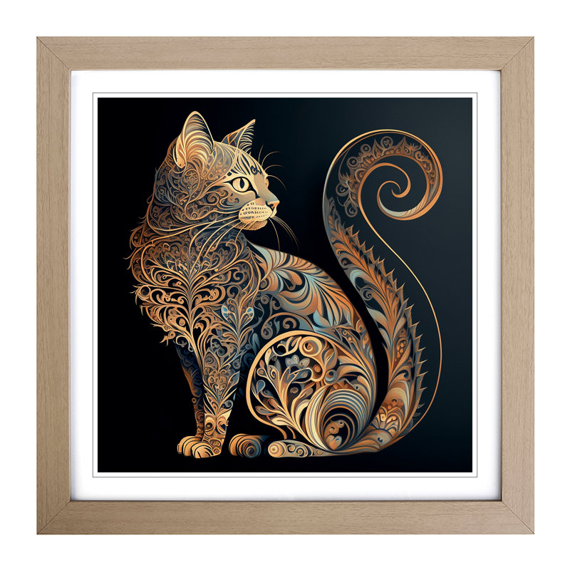 Single Picture Frame Print on Wood, Oak