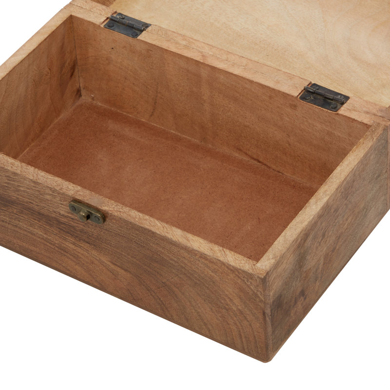 Ensemble de boîtes décoratives en bois 3 pièces