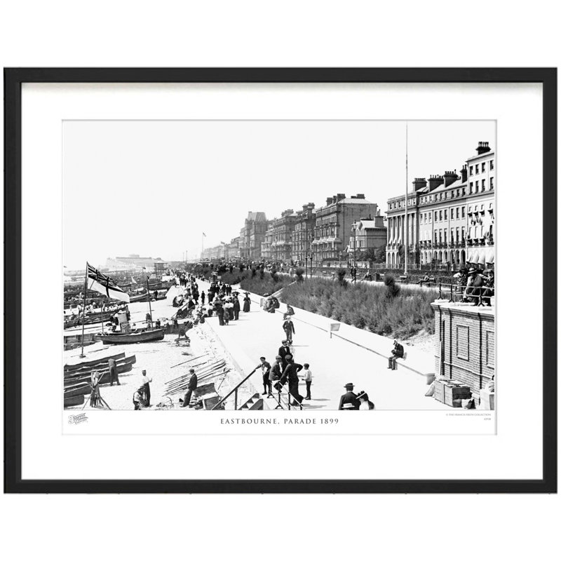 Eastbourne, Parade 1899 by Francis Frith - Single Picture Frame Print, 45cm H x 60cm W x 2.3cm D