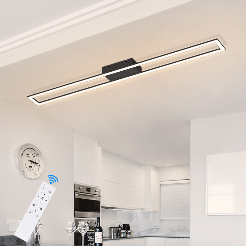 Andoro LED Flush Mount, Black