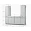 Ensemble de meuble-lavabo double 78 po avec armoire en lin massif Disar-111379320