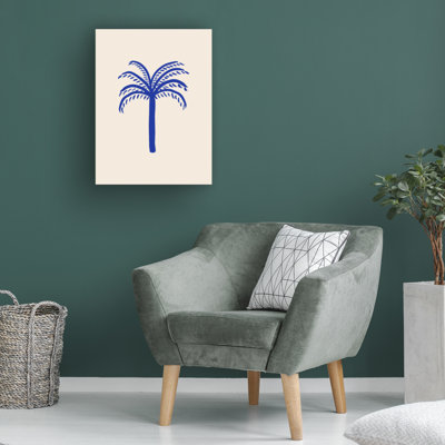Bolog Pictufy Studio Blue Palm Canvas Art