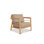 Aalto Teak Club Chair With Cushion In Melon