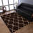 Selen Hand Tufted Wool Eco-Friendly 9x12 Area Rugs - Rectangle, Brown Beige Color, Geometric Modern Design, High Pile Thick Handmade Anti Skid Area Rugs for Living Room, Bed Room-2007664765-1968168534