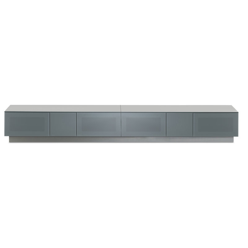 Abarne Unfinished TV Stand for TVs up to 88", Grey