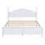 Structure de lit plateforme en bois de style rétro avec support de lattes en bois, robuste et facile à assembler pour les chambres modernes-2069586943-2069586941
