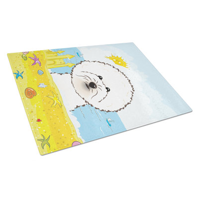 Planche à découper en verre trempé d’été caroline