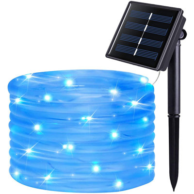 511.2' Solar Powered 120 - Bulb Rope String Light