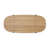 Terra Oval Teak Solid Wood Outdoor Coffee Table , 52 " W 22.75 " D-89194955