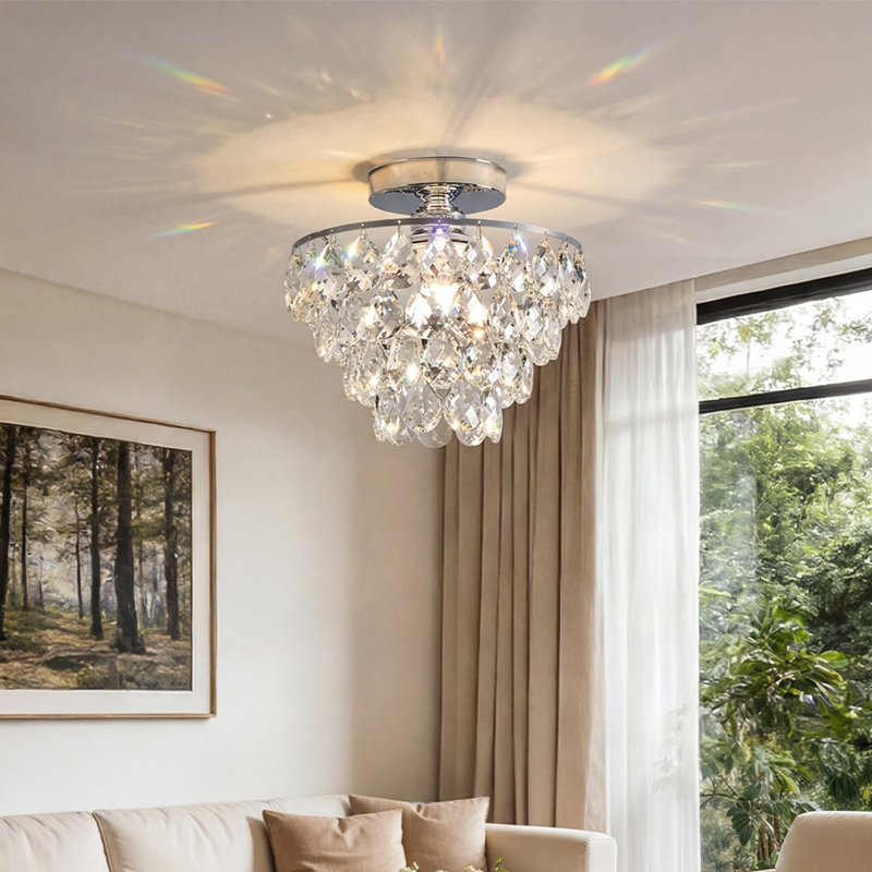 Semi Flush Mount, clear
