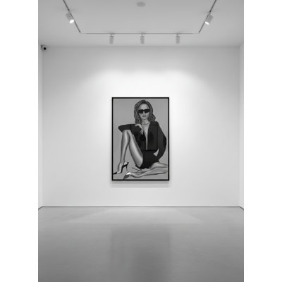 Tableau encadré Executive Muse - Cadre noir
