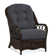 Chaise avec accoudoirs en rotin Everglade