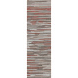 Aspen Hand-Tufted Indoor Rug Abstract Stripe Brown/Red/Beige