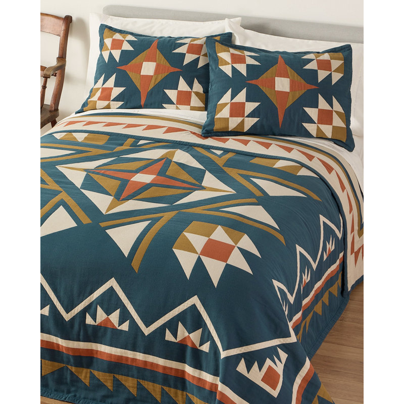 Pendleton King Quilted Star Indigo, King