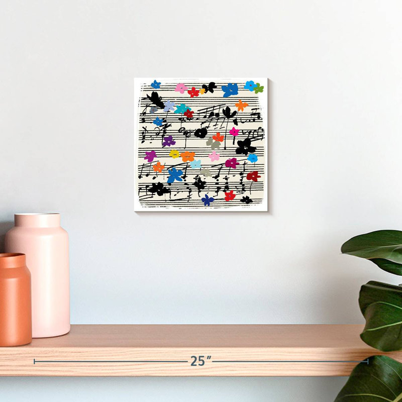 Abarca Music Notes, 10" H x 10" W