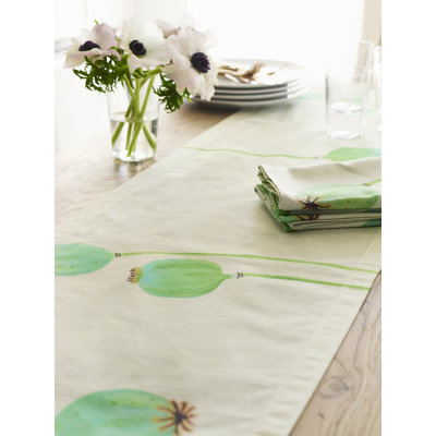Table Runner: Poppy Pods