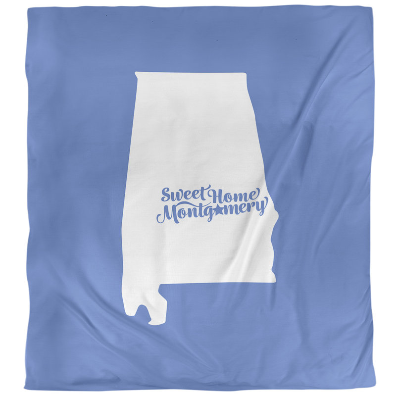 Housse de couette alabama montgomery, Housse de couette pour grand lit, Bleu