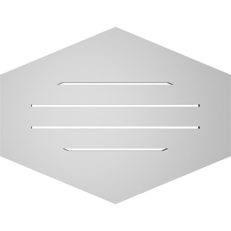 Pente verticale verticale en uréthane 5 pi, H 1 po x l 26 po x L 20 po