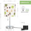 Lampe de table argentée 16,3 po Talat
