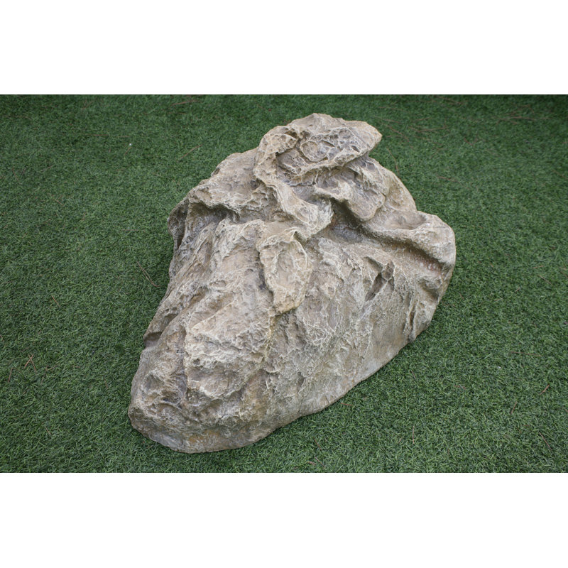 Medium River Brown Fiberglass Artificial Rock Cover for Landscaping