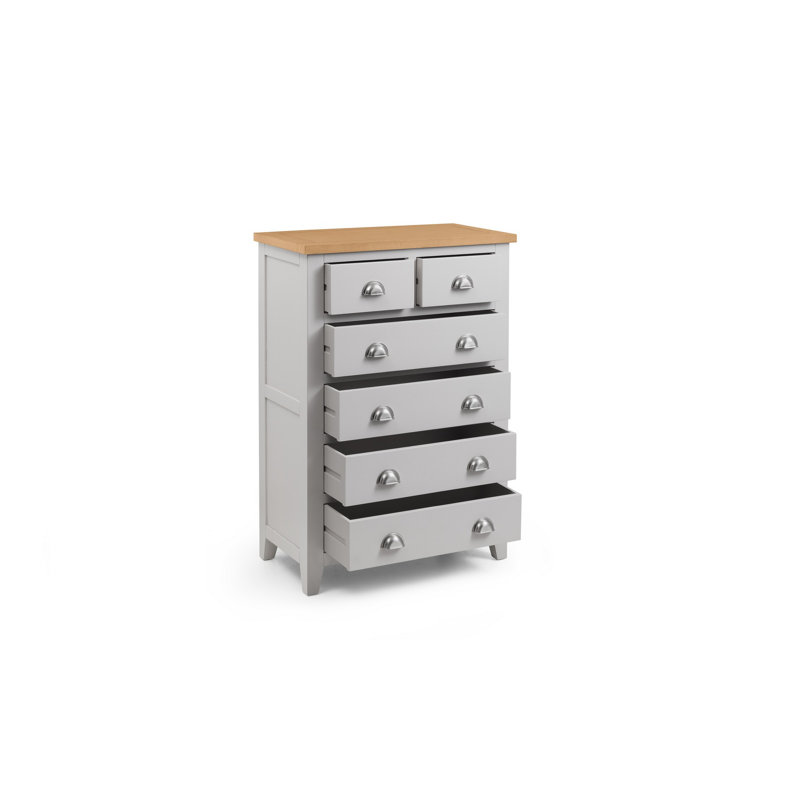 Port Mahon 83cm W 6 - Drawer Chest of Drawers