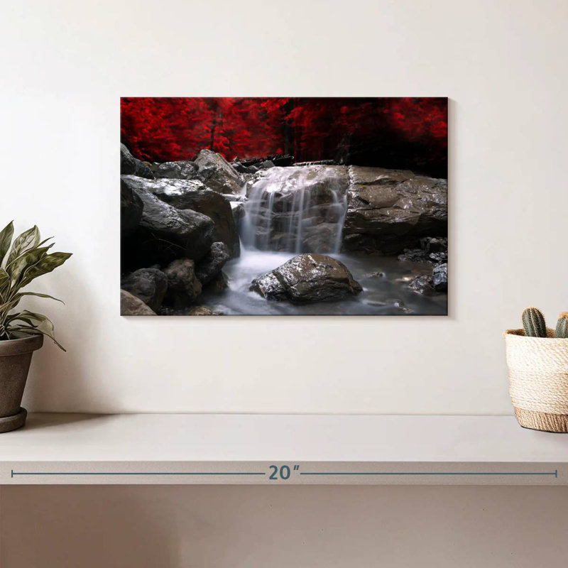 Alvord Forest Waterfall, 8" H x 12" W