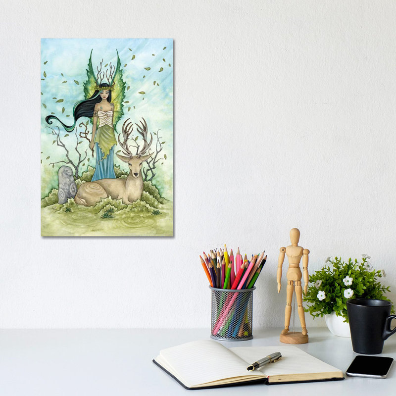 Stories On The Wind by Amy Brown - Wrapped Canvas Print, 20.32 cm H x 30.48 cm W