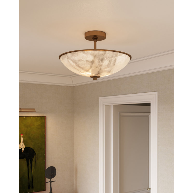 Volterra 2 Light Semi-Flush Mount, 20"