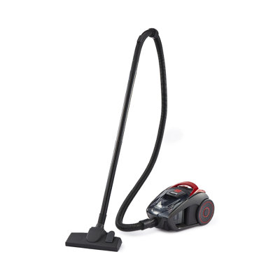 GEEPAS Bagless Cylinder Vacuum Cleaner | 1.5L Dust Tank 240V Auto Cord Rewind Telescopic Wand Single Cyclone System | Suitable for Hard Floor Carpet Car Pet Hair | Hepa Filter for Dirt Allergens 700W