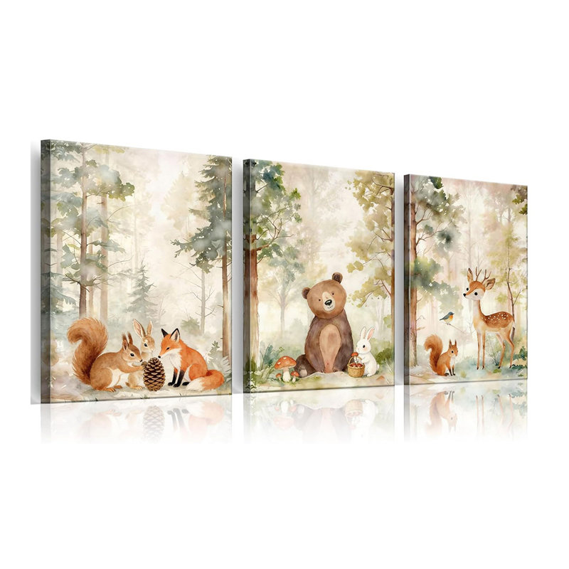 3 Piece Wrapped Canvas Print