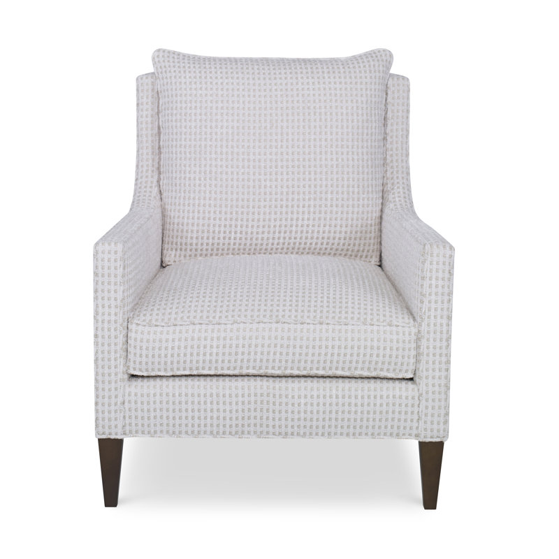 Callum Sunbrella® Boucle Armchair, Elise Harbor 100% Polyester, Espresso