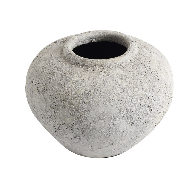 Tofino Ceramic Table Vase, 7" H x 9.85" W x 10" D