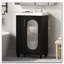 Meuble-lavabo moderne de 20 pouces avec lavabo en céramique et tablettes latérales-85697823