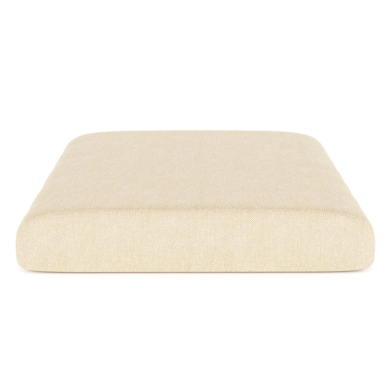 Sunbrella® Outdoor Ottoman Cushion, Canvas Canvas Sunbrella® Canvas, 4" H x 22" W x 20" D