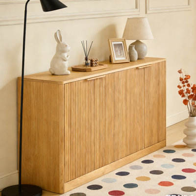 4-Door Wavy Storage Cabinet