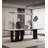 Sintered Stone Top Desk with Iron Frame-944534124