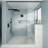 6-Setting 12Inch Completed Shower System With Dual Showerheads & Handheld