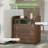 18 Inch Set of 2 Nightstands with Charging Station and Drawers