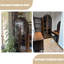 Vitrines en bois massif noisette + verre-120539002