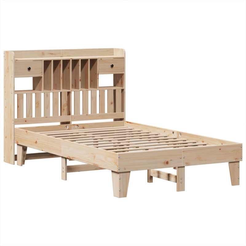 Storage Bed, Brown, Small Double (4')