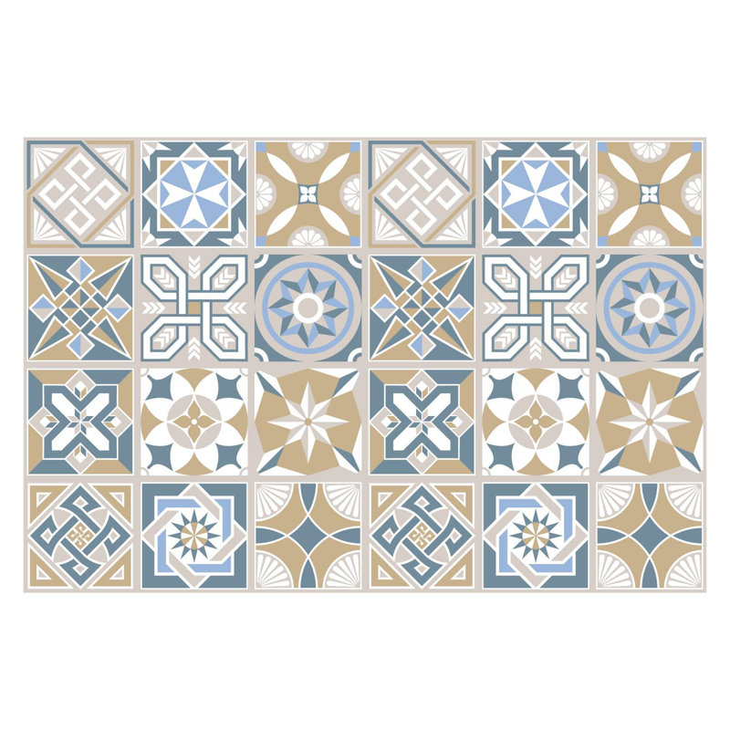 5.91 in. W x 5.91 in. L Shower Peel and Stick Field Tile