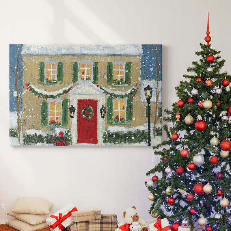 Christmas Holiday Arts - Toile tendue avec châssis XMA171591, H 24 po x l 36 po