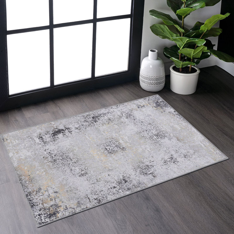 Washable Rug Doormat Rug, Rectangle 2' x 3'