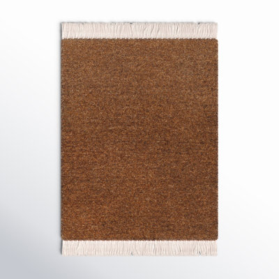 Clio Hand Loomed Wool Dark Brown Rug